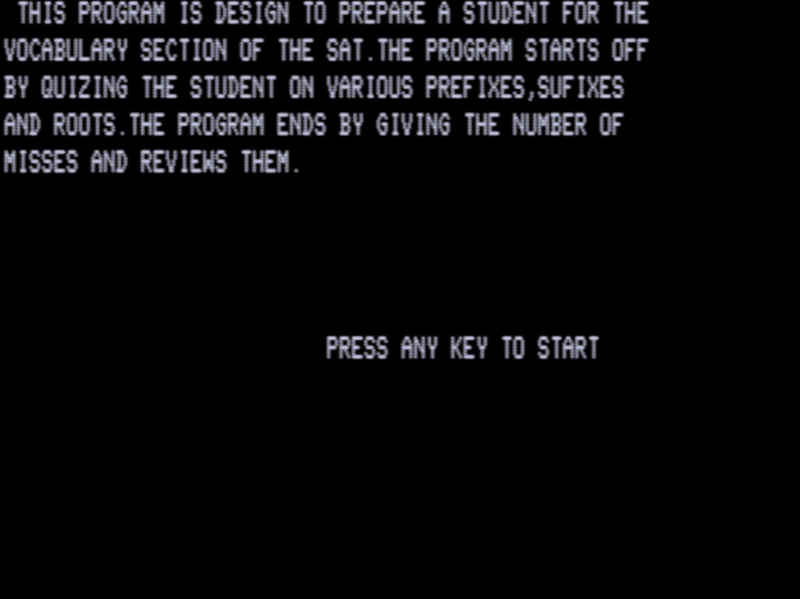 Screen shot